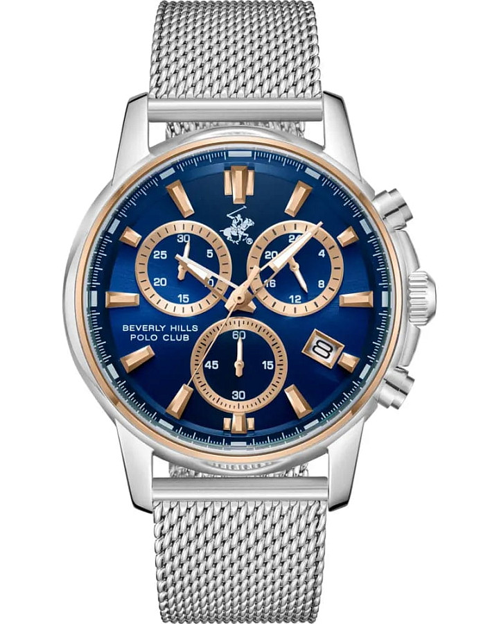 Часы Beverly Hills Polo Club BP3647X.390 — мужские, синий