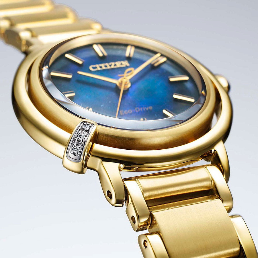 Часы Citizen Eco-Drive EM1099-57L — Япония, кварцевые