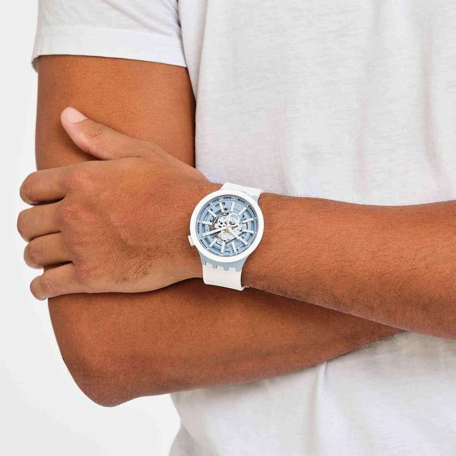 Часы Swatch Big Bold Bioceramic Lacquered SB03N103 — артикул SB03N103, мужские