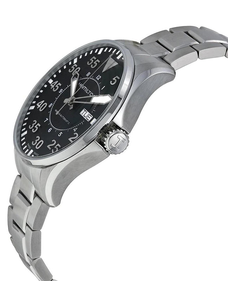 Часы Hamilton Khaki Aviation Pilot Day Date Auto H64715135 — сталь, Швейцария