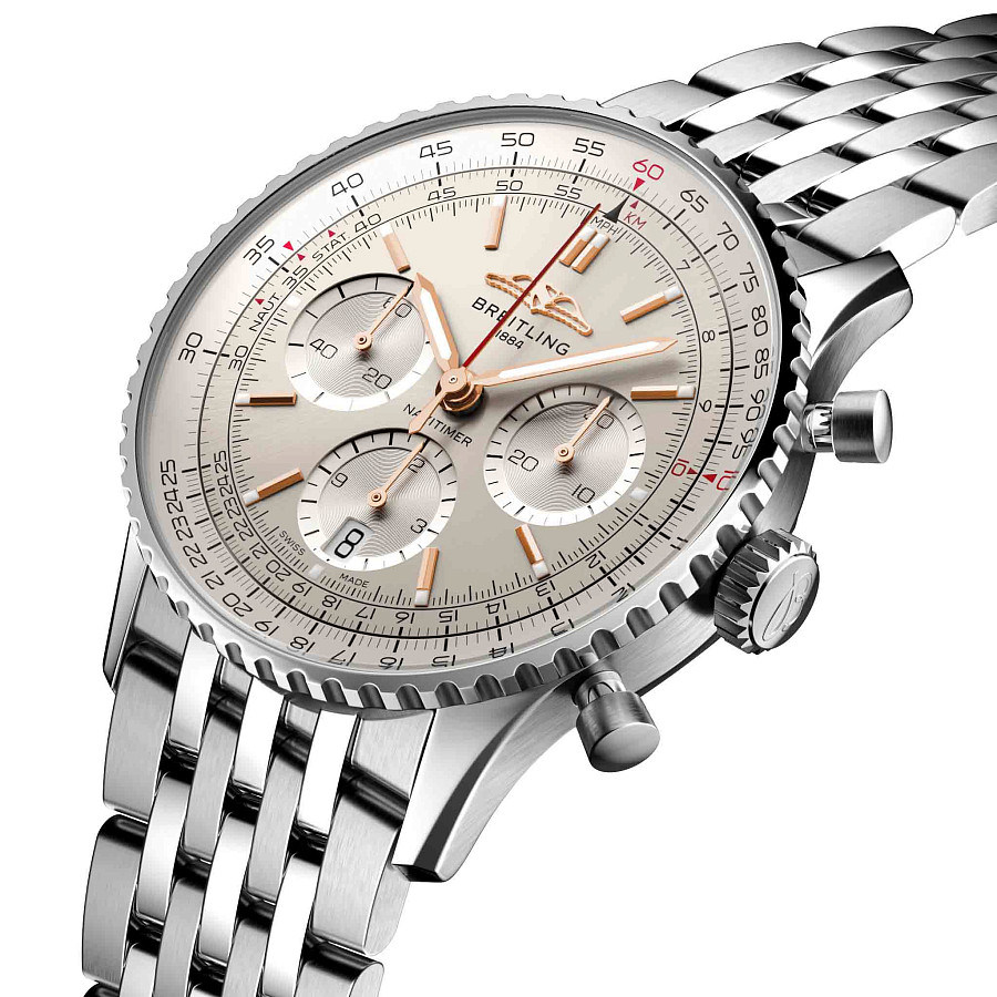 Часы Breitling Navitimer B01 Chronograph 41 AB0139211G1A1 — Швейцария, механические