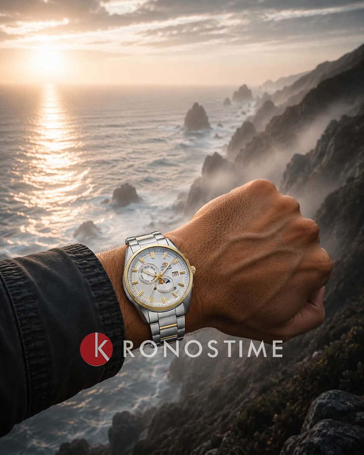 Часы Orient Automatic RA-AK0312S — мужские, двухцветный