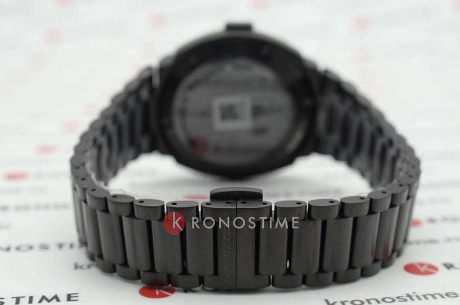 Часы Hamilton American Classic PSR Digital Quartz H52404130 — черный, сталь
