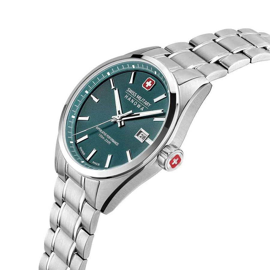 Часы Swiss Military Hanowa Pioneer SMWGH0004104 — мужские, нержавеющая сталь 316l