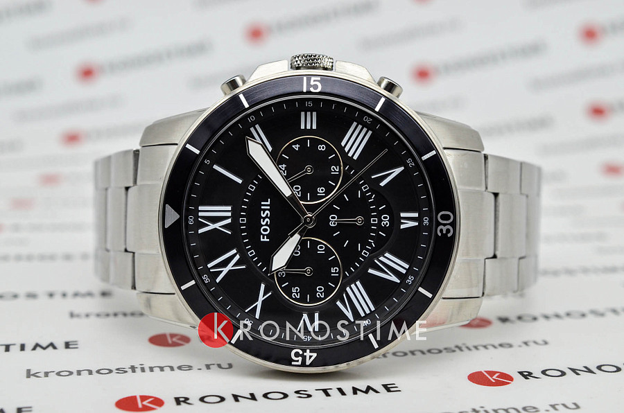 Часы Fossil Carlie FS5236 — нержавеющая сталь, мужские