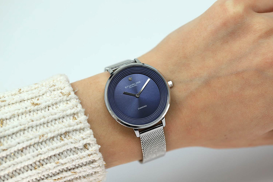 Часы Stuhrling Symphony 3946.2 — сталь металл, США
