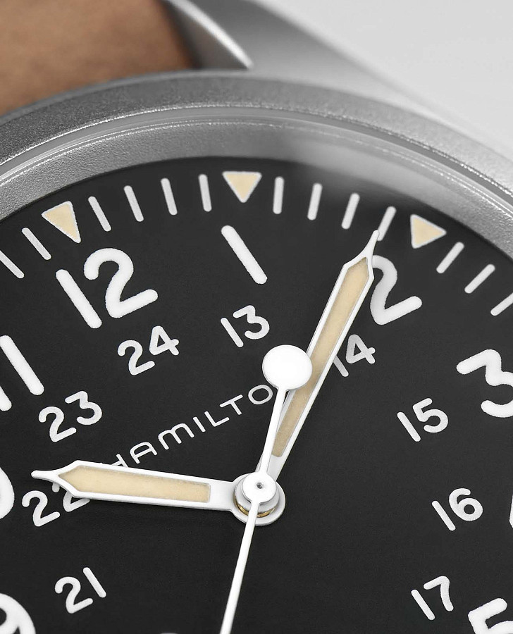 Часы Hamilton Khaki Field Mechanical H69439531 — механические, сталь