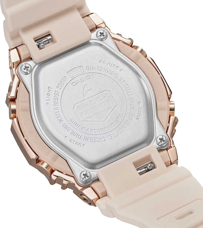 Часы Casio G-Shock GM-S2100PG-4ADR (GM-S2100PG-4A) — электронные, сталь металл
