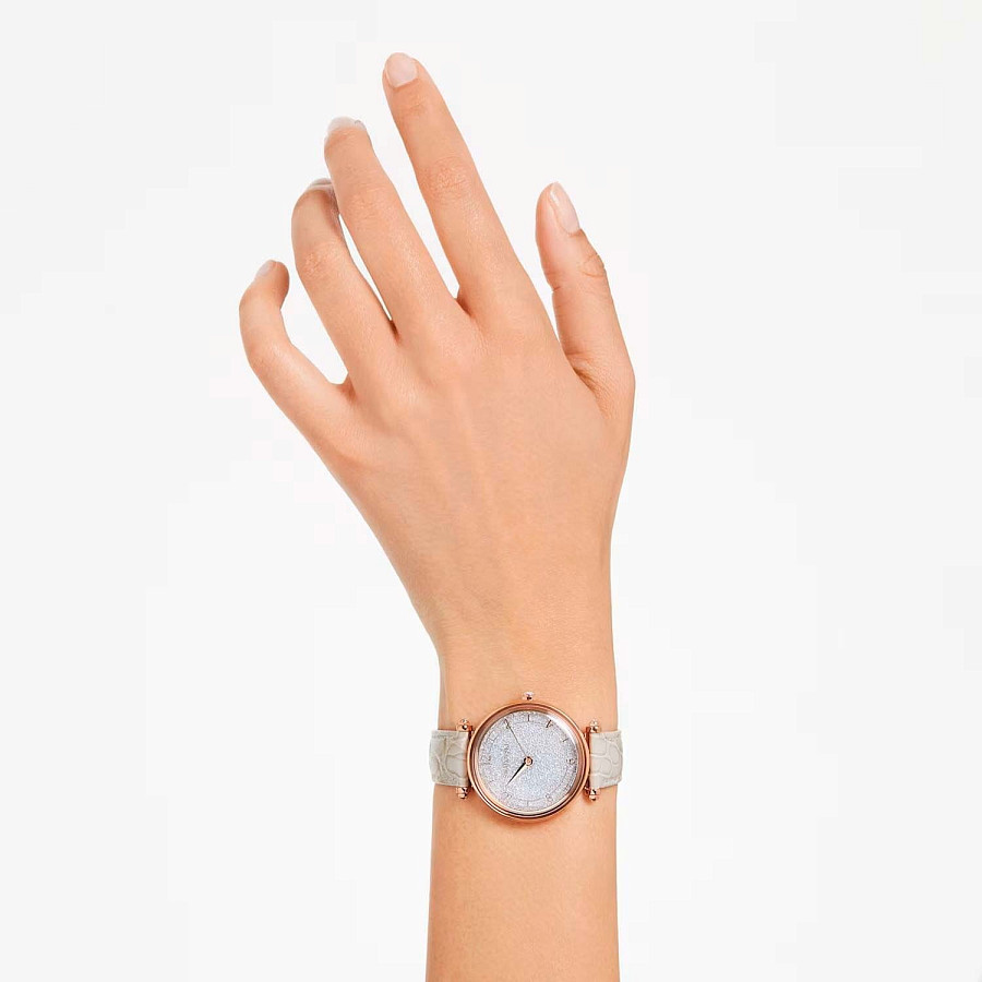 Часы Swarovski Crystalline Wonder 5656899 — кварцевые, металл сталь