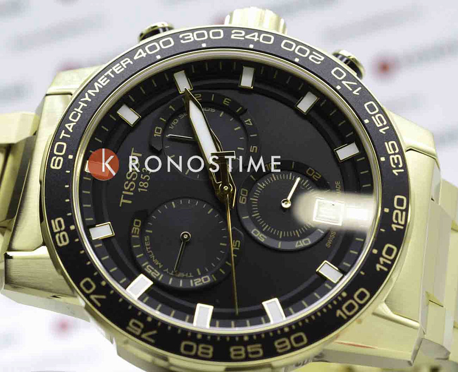 Часы Tissot SuperSport Chrono T125.617.33.051.01 — сталь c pvd покрытием, мужские