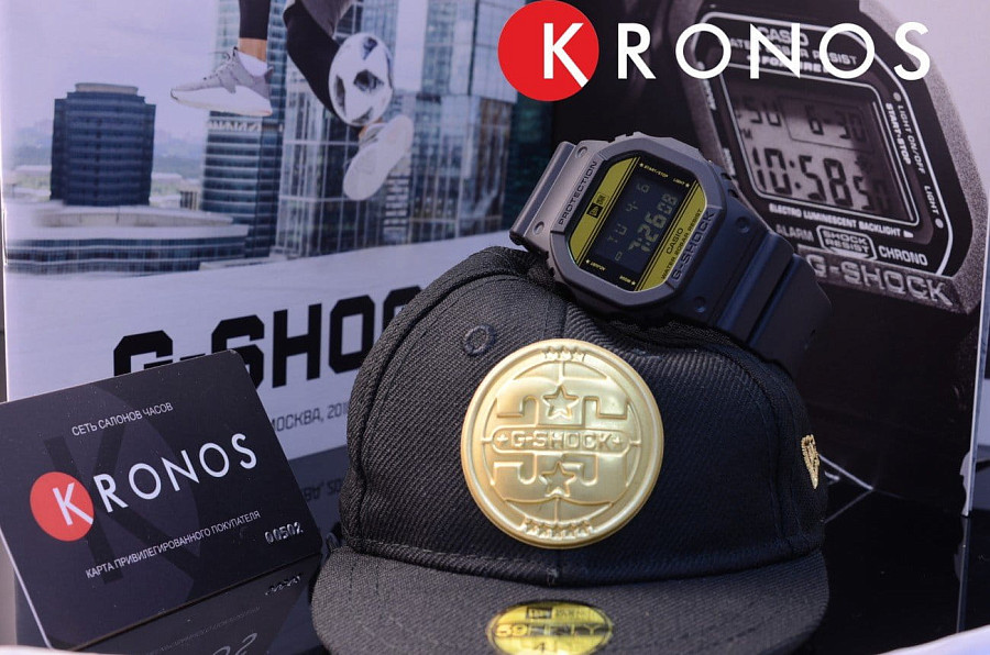 Часы Casio G-Shock DW-5600NE-1 — Япония, мужские