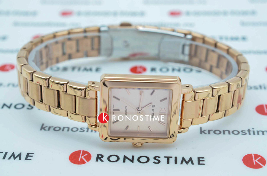 Часы Casio Sheen SHE-4538PG-4AUDF — сталь c pvd покрытием, женские