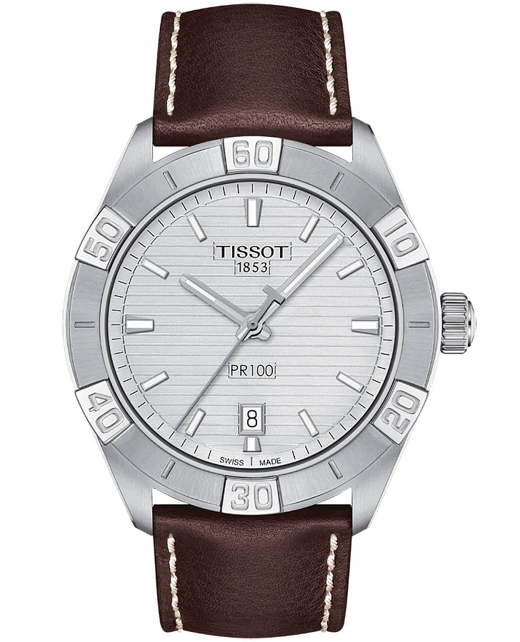 Часы Tissot PR 100 Sport Gent T101.610.16.031.00 — мужские, серебристый