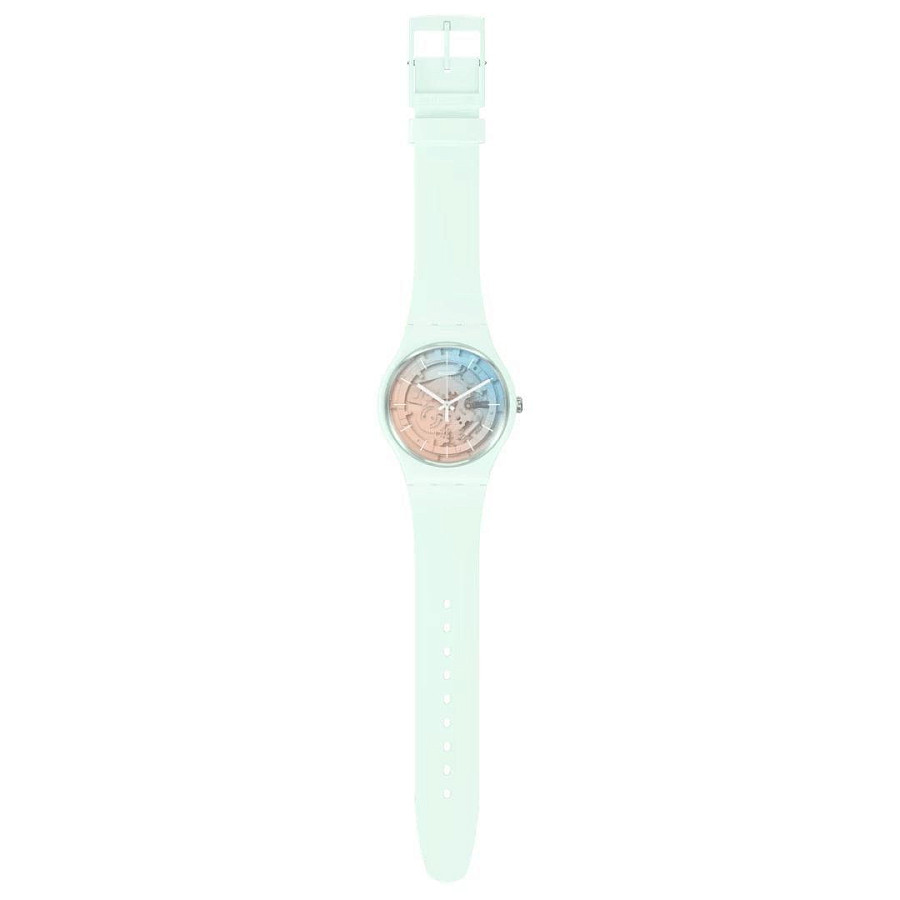 Часы Swatch New Gent Bioceramic Lacquered SO32S101 — силикон, женские