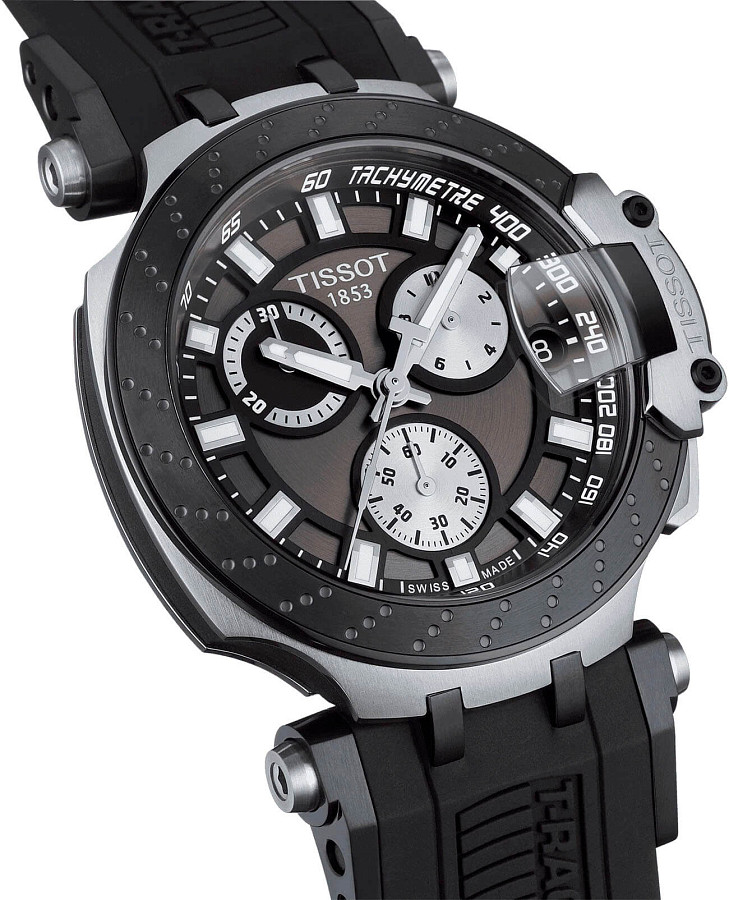 Часы Tissot T-Race Chronograph T115.417.27.061.00 — силикон, мужские