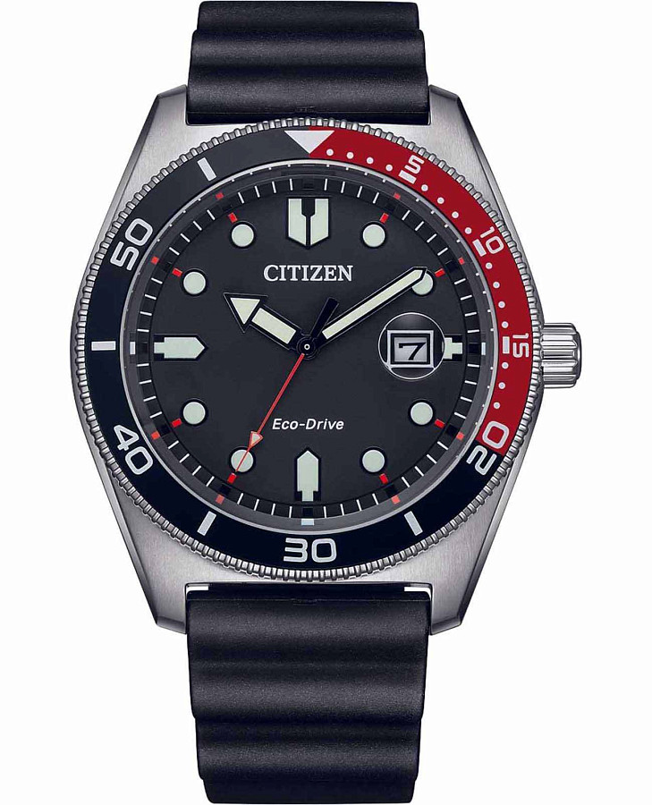 Часы Citizen Eco-Drive AW1769-10E — мужские, черный