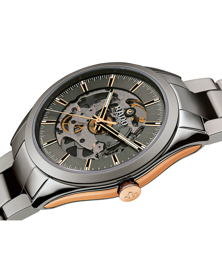 Часы Rado Hyperchrome Automatic Open Heart R32021102 — керамика металл сталь, Швейцария