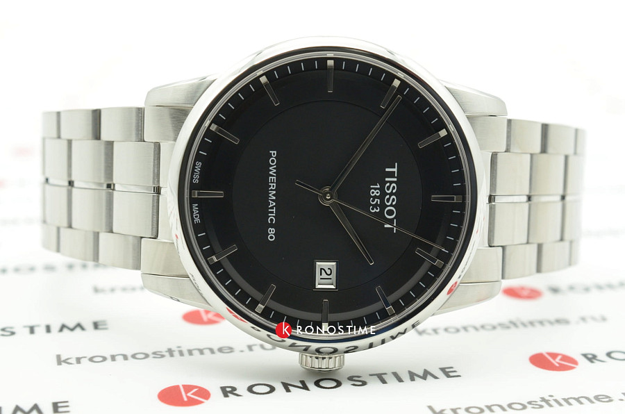 Часы Tissot Luxury Powermatic 80 T086.407.11.051.00 — мужские, нержавеющая сталь