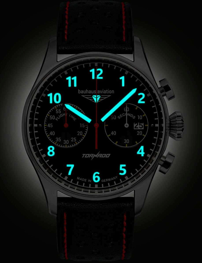 Часы Bauhaus Aviation 27702 — кварцевые, сталь металл