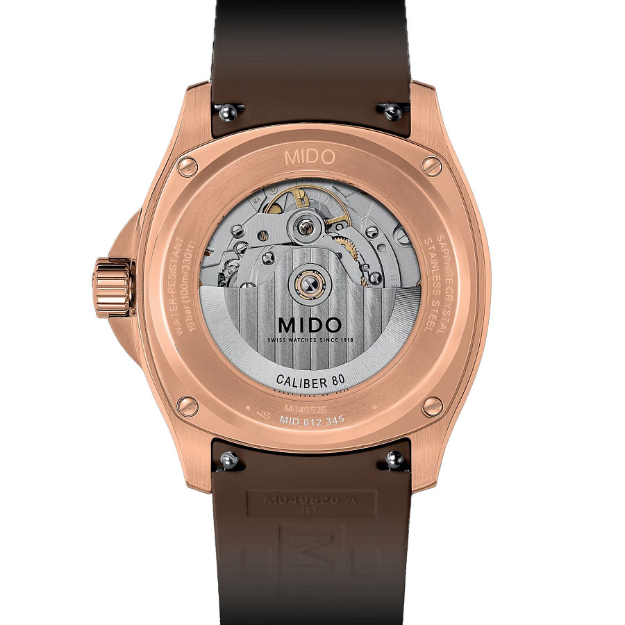 Часы Mido Multifort TV Big Date M049.526.37.291.00 — черный, сталь металл