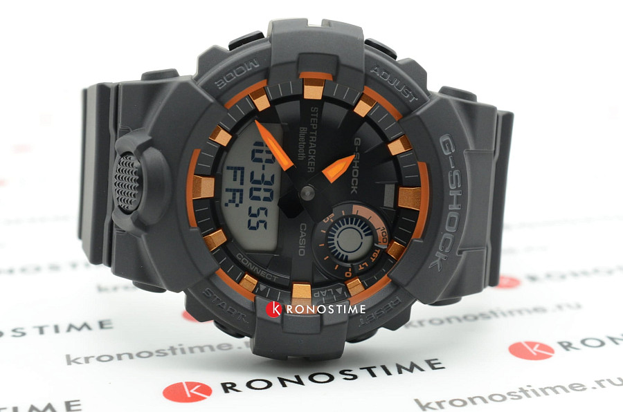 Часы Casio G-Shock GBA-800SF-1A — пластик, мужские
