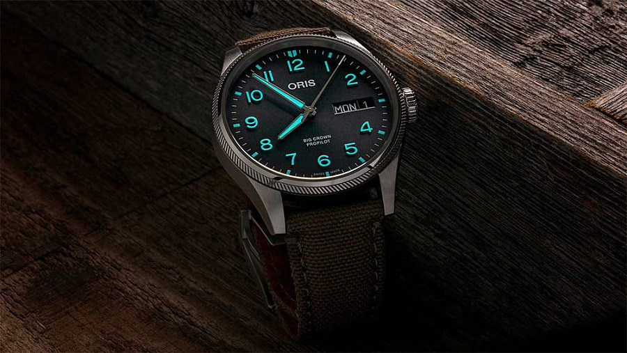 Часы Oris Propilot Big Crown Propilot Big Day Date 01 752 7760 4065-07 5 22 08LC — артикул 01 752 7760 4065-07 5 22 08LC