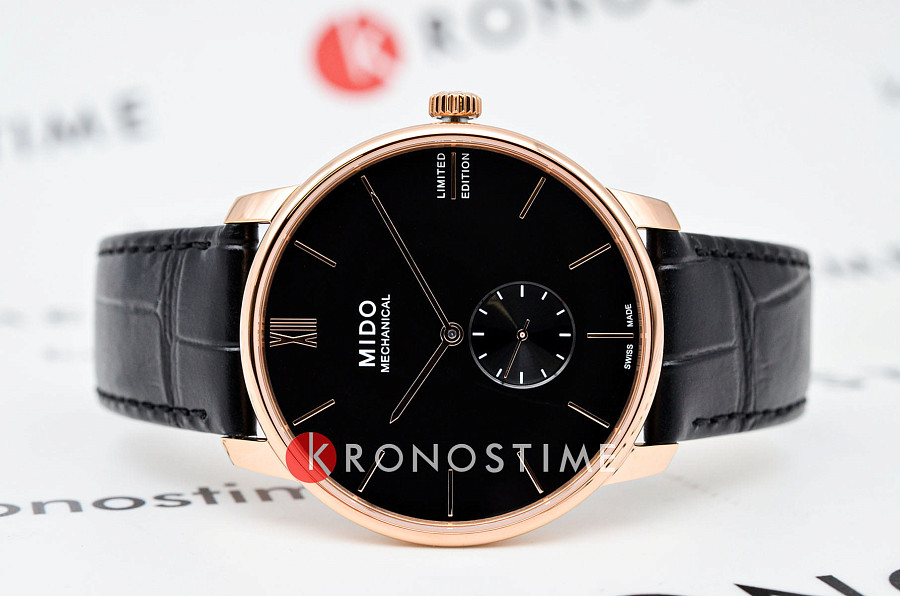 Часы Mido Baroncelli Mechanical M037.405.36.050.00 — механические, металл сталь