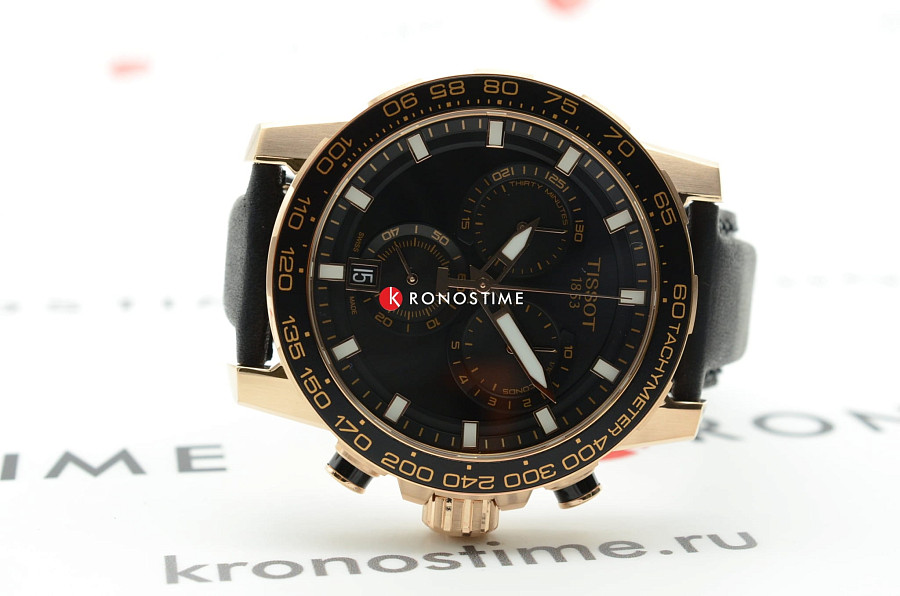 Часы Tissot SuperSport Chrono T125.617.36.051.00 — сталь металл, кожаный