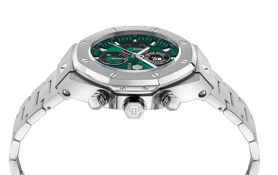 Часы Philipp Plein Plein Chrono Royal PWLFA0425 — кварцевые, сталь металл