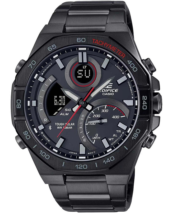 Часы Casio Edifice ECB-950DC-1ADF (ECB-950DC-1A) — мужские, черный