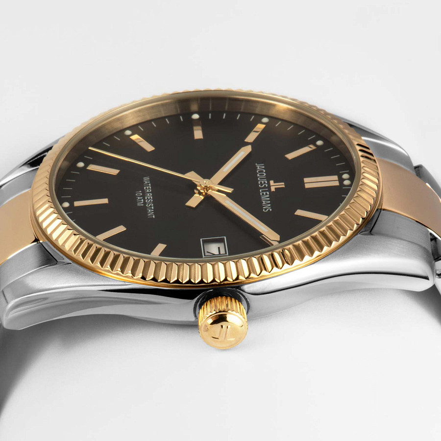 Часы Jacques Lemans 50-3I — сталь c pvd покрытием, мужские