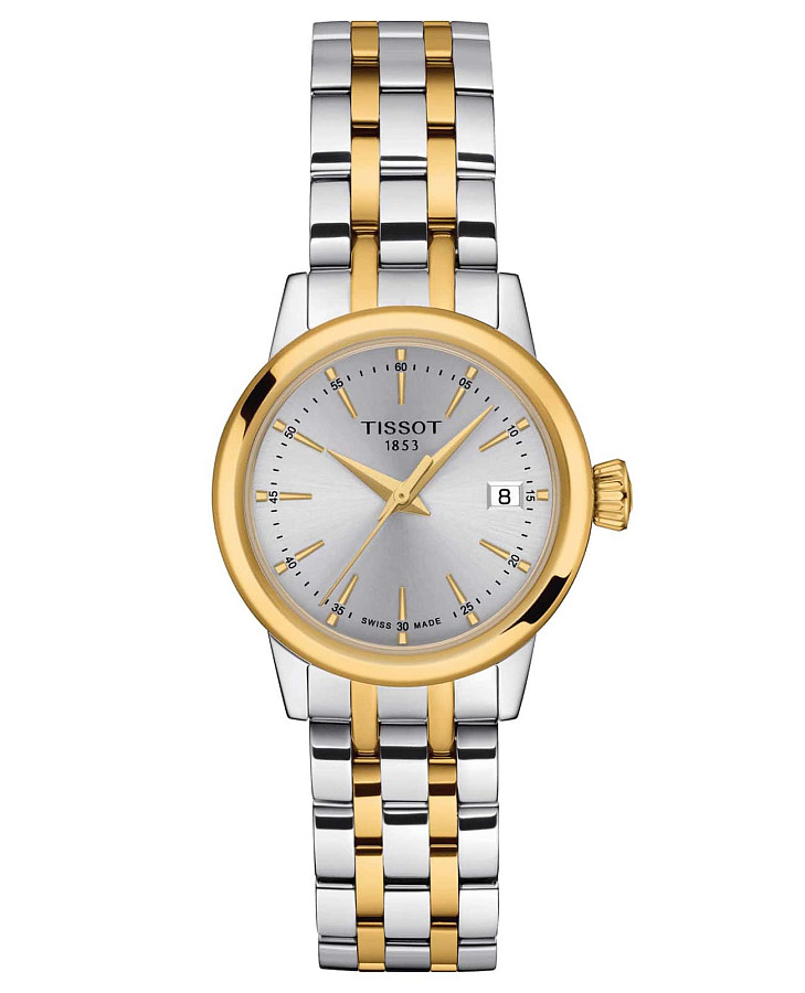 Часы Tissot Classic Dream Lady T129.210.22.031.00 — женские, серебристый
