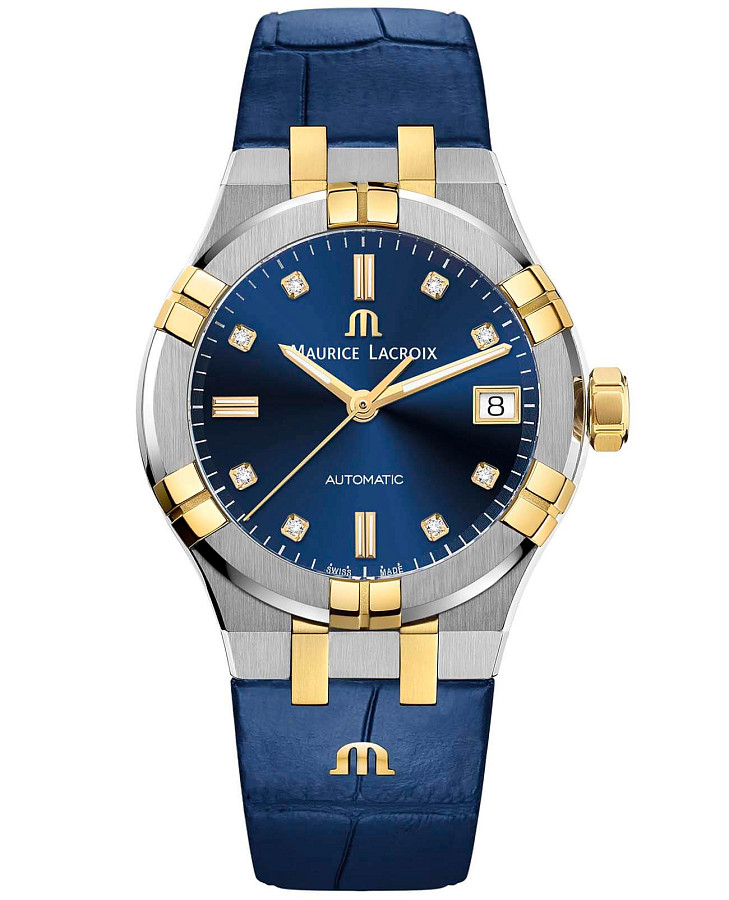Часы Maurice Lacroix Aikon Automatic AI6006-PVY11-450-1 — женские, синий