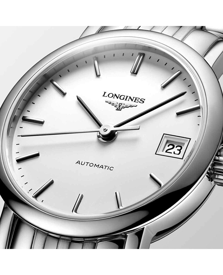 Часы Longines Elegant Collection L4.309.4.12.6 — механические, сталь металл