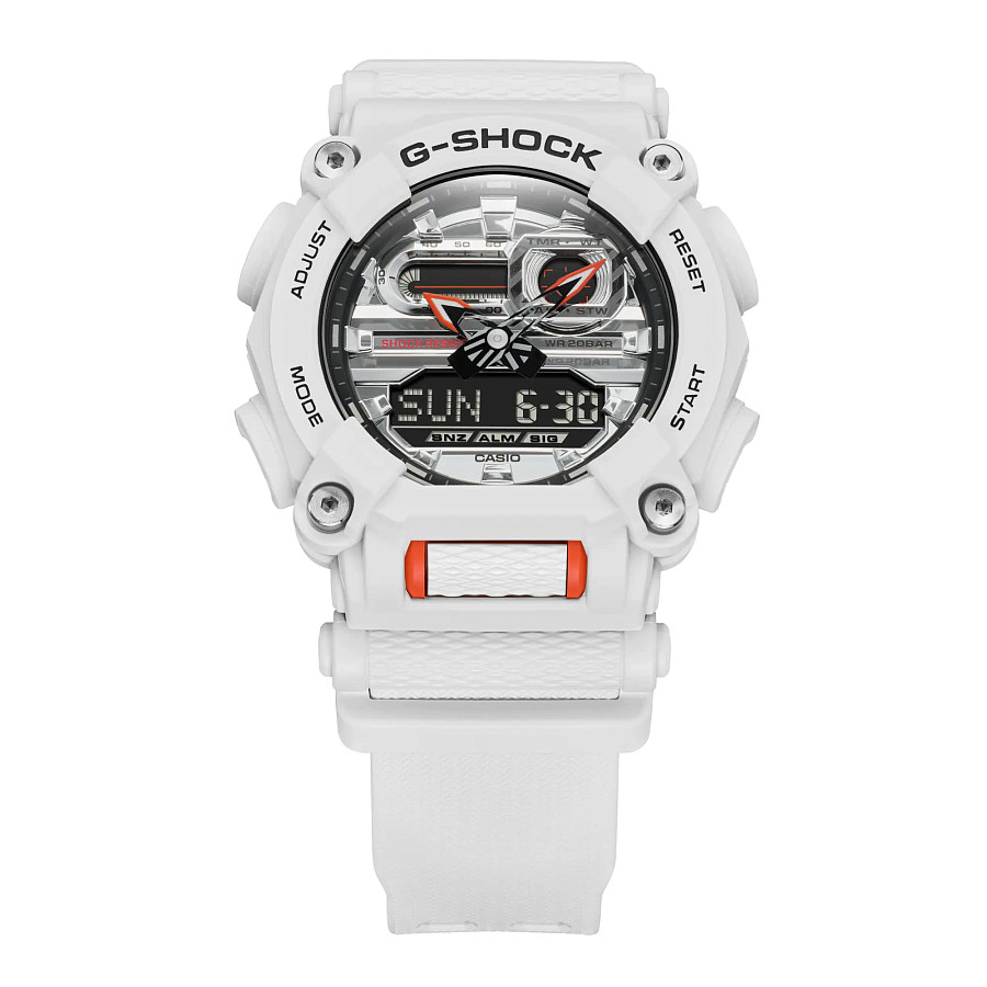 Часы Casio G-Shock GA-900AS-7A — электронные, пластик
