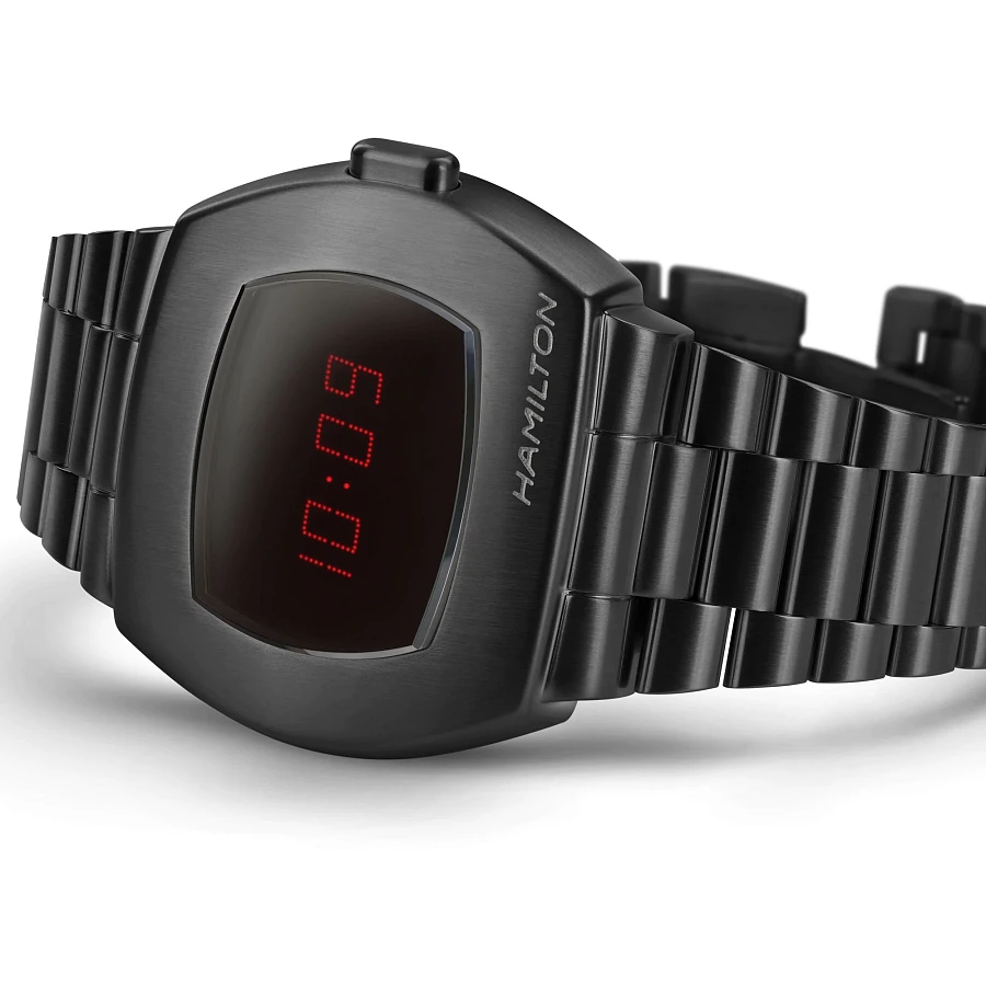 Часы Hamilton American Classic PSR Digital Quartz H52404130 — сталь, Швейцария