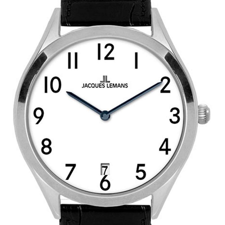 Часы Jacques Lemans 1-2185A — кварцевые, сталь металл