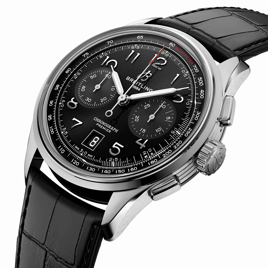Часы Breitling Premier B01 Chronograph 42 AB0145221B1P2 — механические, металл сталь