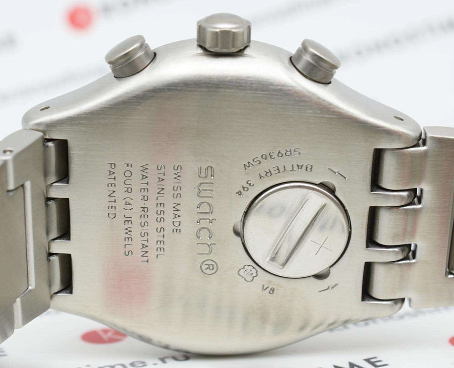 Часы Swatch I New Chrono YVS495G — нержавеющая сталь, мужские
