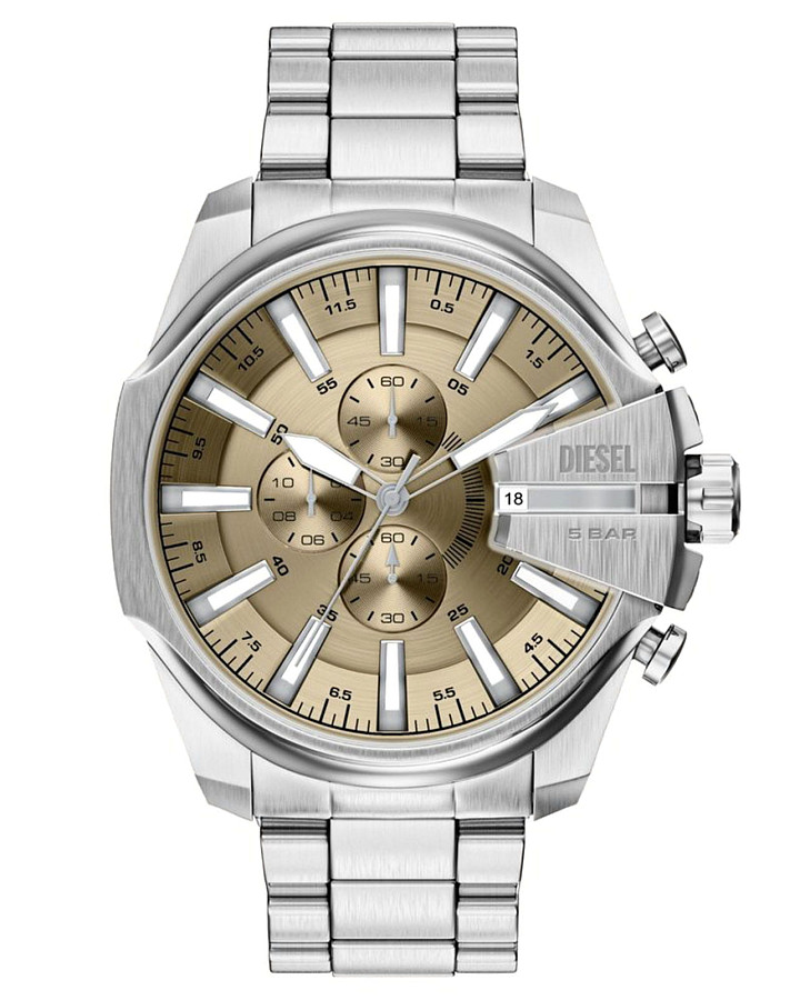 Часы Diesel Mega Chief Slim DZ4702 — мужские, золотой