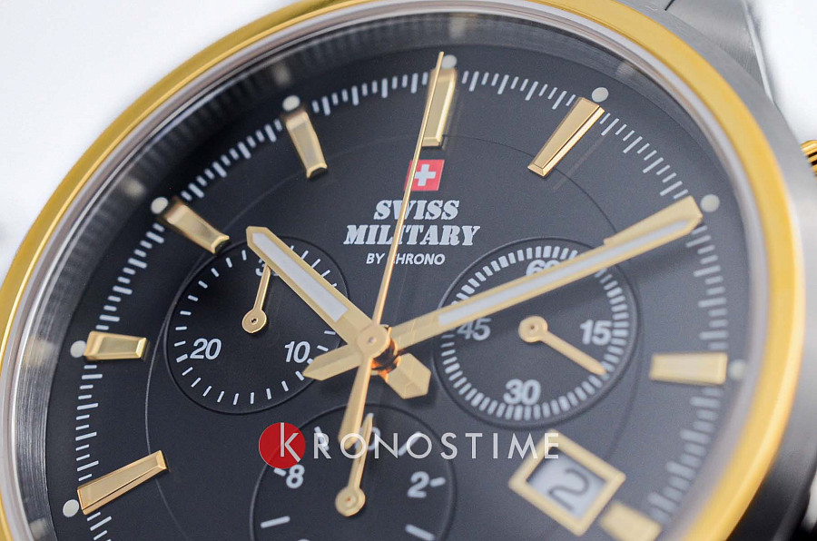 Часы Swiss Military by Chrono Sports Chronograph SM34107.05 — Швейцария, кварцевые