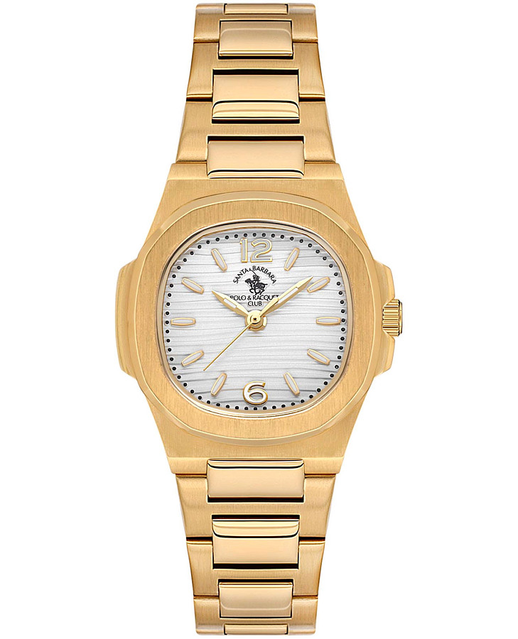 Часы Santa Barbara Polo & Racquet Club Unique SB.1.10590-3 — женские, серебристый