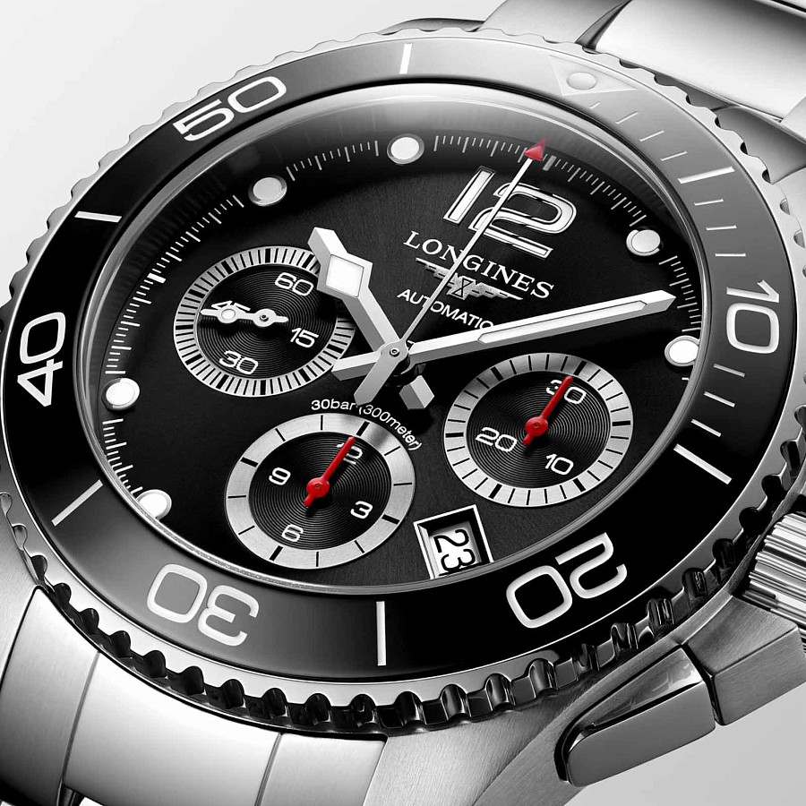 Часы Longines HydroConquest L3.883.4.56.6 — нержавеющая сталь, мужские