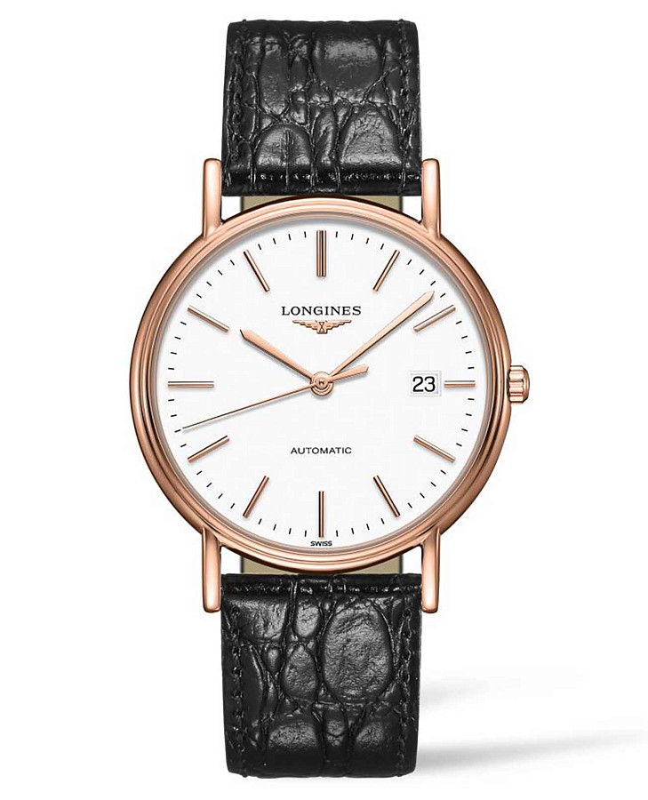 Часы Longines Presence L4.921.1.12.2 — женские, белый