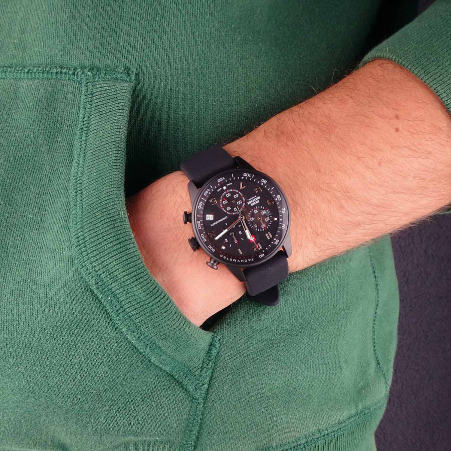 Часы Swiss Military by Chrono SM34012.09 — кварцевые, сталь металл