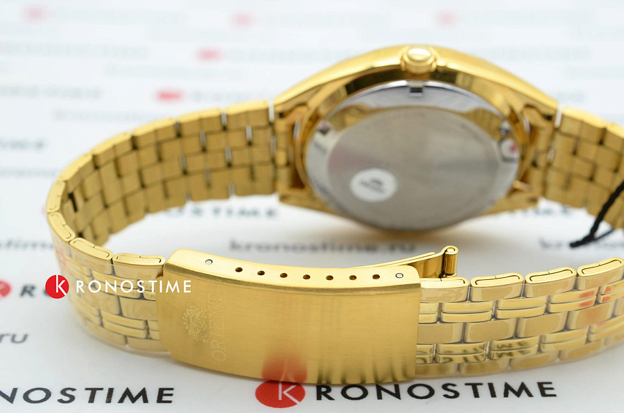 Часы Orient AB00008C (FAB00008C) — мужские, нержавеющая сталь + золото 18к