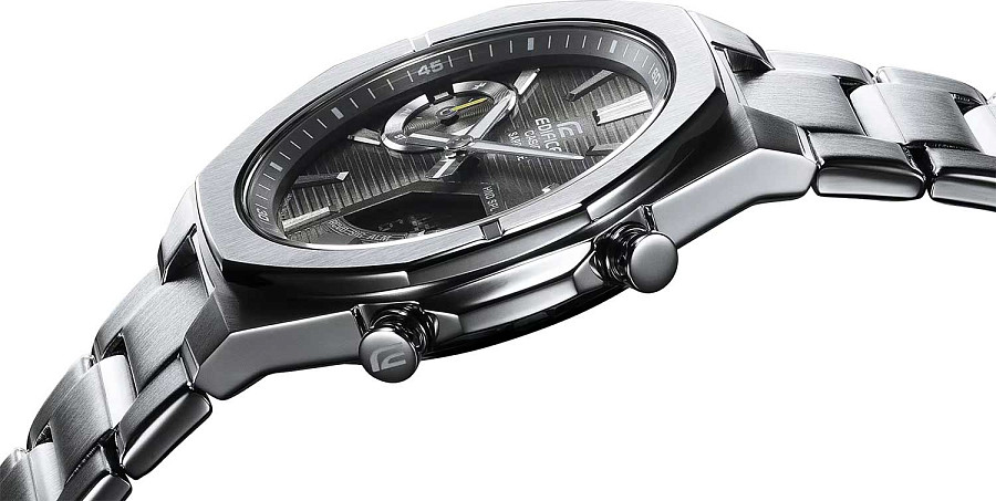 Часы Casio Edifice ECB-S10D-8A — металл сталь, Япония