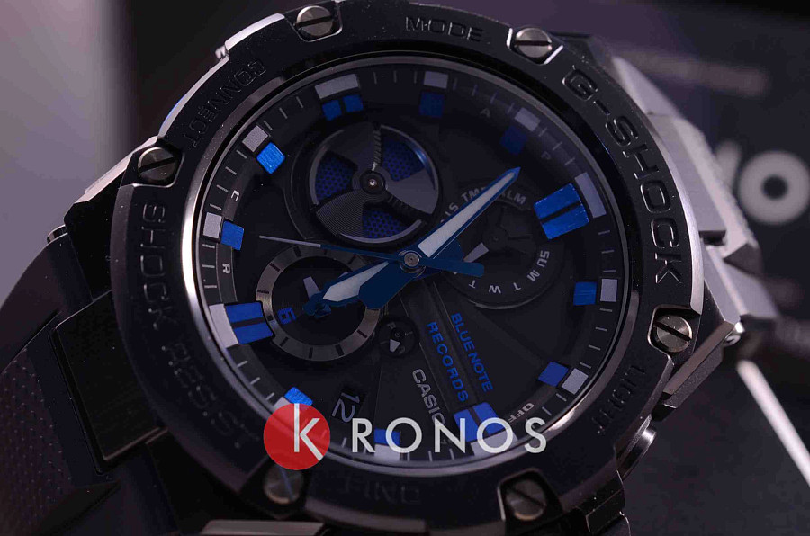 Часы Casio G-Shock GST-B100BNR-1A — сталь пластик металл, Япония