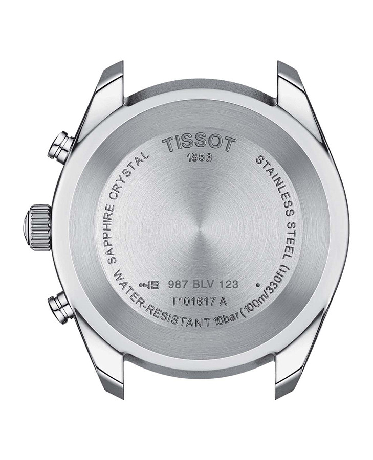 Часы Tissot PR 100 Sport Gent Chronograph T101.617.16.051.00 — кожаный, мужские