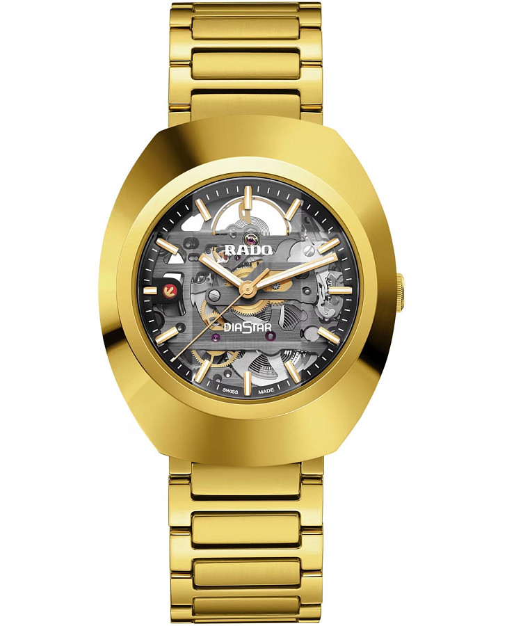 Часы Rado DiaStar Original Skeleton R12164153 — мужские, серый